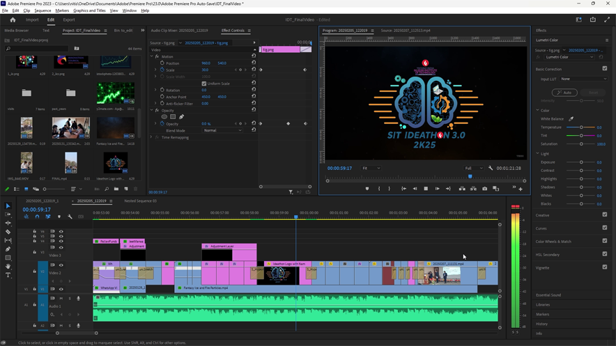 Premiere Pro Timeline Breakdown