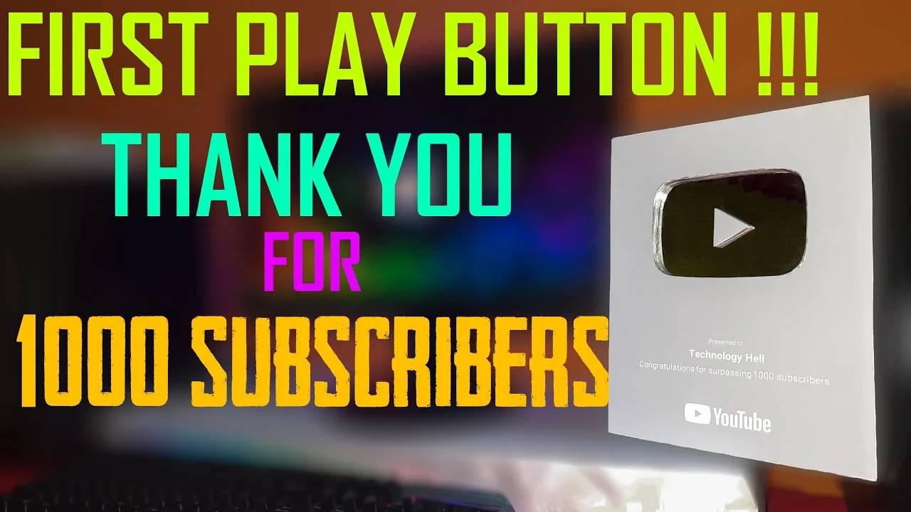 Custom 1K Creator Award